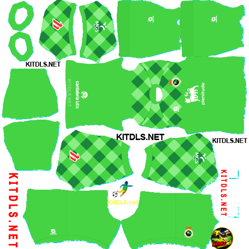 Racing Santander GK3 Kit 2026 27 DLS